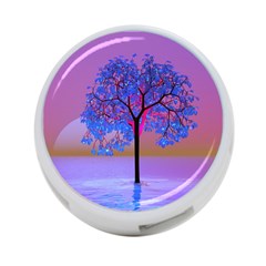 Tree Sunset 4-port Usb Hub (one Side) by icarusismartdesigns