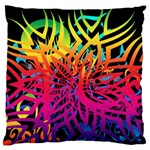 Abstract Jungle Large Cushion Case (One Side) Front
