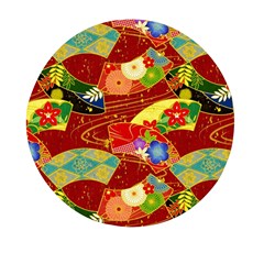 Floral Abstract Mini Round Pill Box (pack Of 5) by icarusismartdesigns