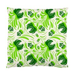 Green Leaves Standard Cushion Case (two Sides) by Eskimos