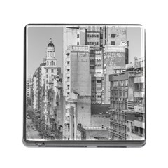 Aerial View Montevideo Uruguay Memory Card Reader (square 5 Slot) by dflcprintsclothing