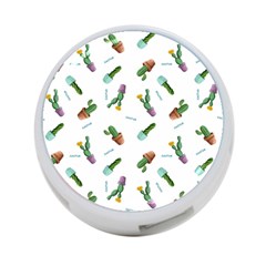 Cacti In Pots 4-port Usb Hub (one Side) by SychEva