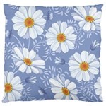 Chamomile flowers Large Flano Cushion Case (Two Sides) Back