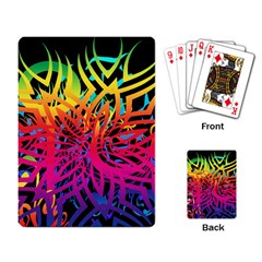 Abstract Jungle Playing Cards Single Design (rectangle) by icarusismartdesigns