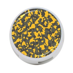 Camouflage Jaune/vert  4-port Usb Hub (two Sides) by kcreatif
