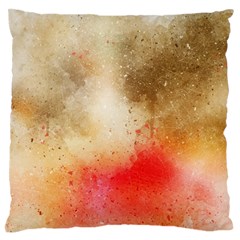 Gold Drops Large Flano Cushion Case (two Sides) by goljakoff