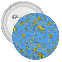 Folk Floral Pattern  Abstract Flowers Print  Seamless Pattern 3  Buttons by Eskimos