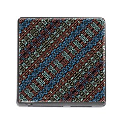 Multicolored Mosaic Print Pattern Memory Card Reader (square 5 Slot) by dflcprintsclothing