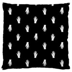 Vampire Hand Motif Graphic Print Pattern 2 Large Flano Cushion Case (One Side) Front