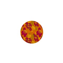 Folk Floral Pattern  Abstract Flowers Print  Seamless Pattern 1  Mini Buttons by Eskimos