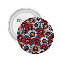 Daisy Colorfull Seamless Pattern 2 25  Buttons by Kizuneko