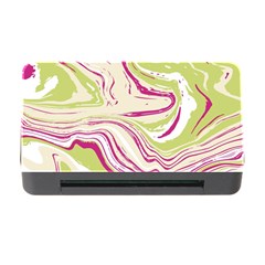 Green Vivid Marble Pattern 6 Memory Card Reader With Cf by goljakoff