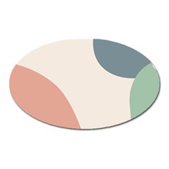 Abstract Shapes  Oval Magnet by Sobalvarro