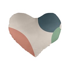 Abstract Shapes  Standard 16  Premium Heart Shape Cushions by Sobalvarro