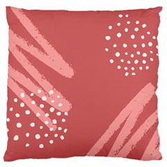 Terracota  Large Flano Cushion Case (two Sides) by Sobalvarro