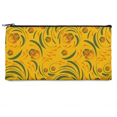 Folk Floral Pattern  Abstract Flowers Surface Design  Seamless Pattern Pencil Case by Eskimos