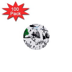 Skaterunderground 1  Mini Buttons (100 Pack)  by PollyParadise
