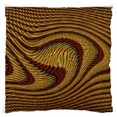 Golden Sands Standard Flano Cushion Case (one Side) by LW41021