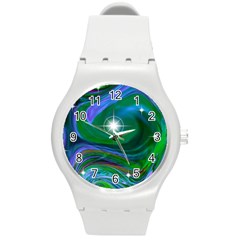 Night Sky Round Plastic Sport Watch (m) by LW41021