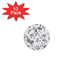 West 1  Mini Buttons (10 Pack)  by PollyParadise