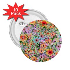 Secretgarden 2 25  Buttons (10 Pack)  by PollyParadise