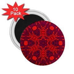 Red Rose 2 25  Magnets (10 Pack)  by LW323