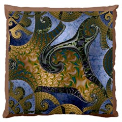 Ancient Seas Standard Flano Cushion Case (one Side) by LW323