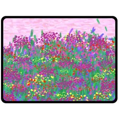 Bay Garden Fleece Blanket (large)  by LW323