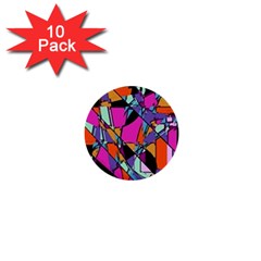 Abstract 2 1  Mini Buttons (10 Pack)  by LW323