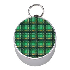 Green Clover Mini Silver Compasses by LW323