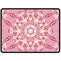 Diamond Girl 2 Fleece Blanket (large)  by LW323