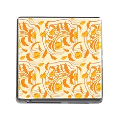 Folk Floral Pattern  Abstract Flowers Surface Design  Seamless Pattern Memory Card Reader (square 5 Slot) by Eskimos