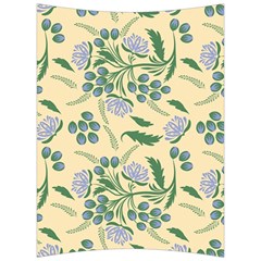 Folk Floral Pattern  Abstract Flowers Surface Design  Seamless Pattern Back Support Cushion by Eskimos