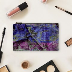 Warp And Weft Cosmetic Bag (small) by kaleidomarblingart