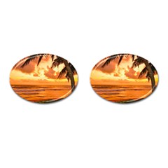 Sunset Beauty Cufflinks (oval) by LW323