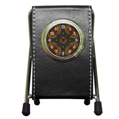 Midnight Romance Pen Holder Desk Clock by LW323