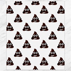 Happy Poo Pattern, Funny Emoji, Emoticon Theme, Vector Canvas 20  X 24  by Casemiro