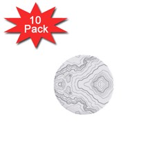 Topography Map 1  Mini Buttons (10 Pack)  by goljakoff