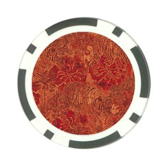 Animalprintfnl1 Poker Chip Card Guard by PollyParadise