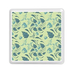 Folk Floral Pattern  Abstract Flowers Surface Design  Seamless Pattern Memory Card Reader (square) by Eskimos