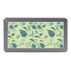Folk Floral Pattern  Abstract Flowers Surface Design  Seamless Pattern Memory Card Reader (mini) by Eskimos
