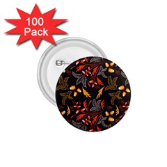 Folk Floral Pattern  Abstract Flowers Surface Design  Seamless Pattern 1 75  Buttons (100 Pack)  by Eskimos