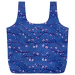 Branches With Peach Flowers Full Print Recycle Bag (XL) Back