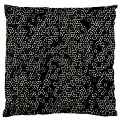 Neon Geometric Pattern Design Large Flano Cushion Case (two Sides) by dflcprintsclothing