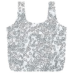 Neon Geometric Pattern Design 2 Full Print Recycle Bag (xxl) by dflcprintsclothing