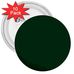 Eden Green 3  Buttons (10 Pack)  by FabChoice