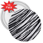 Galaxy Motion Black And White Print 2 3  Buttons (10 pack)  Front
