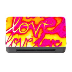 Pop Art Love Graffiti Memory Card Reader With Cf by essentialimage365