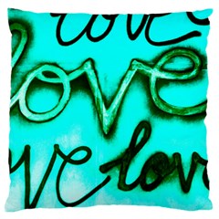  Graffiti Love Standard Flano Cushion Case (one Side) by essentialimage365