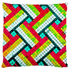 Pop Art Mosaic Large Flano Cushion Case (one Side) by essentialimage365